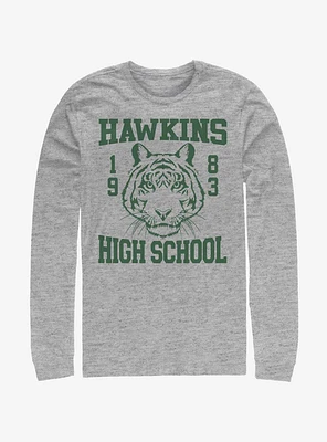 Stranger Things Hawkins High Tiger 1983 Long-Sleeve T-Shirt