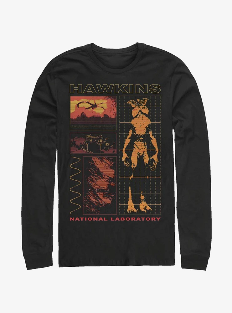 Stranger Things Hawkins Lab Demogorgon Long-Sleeve T-Shirt