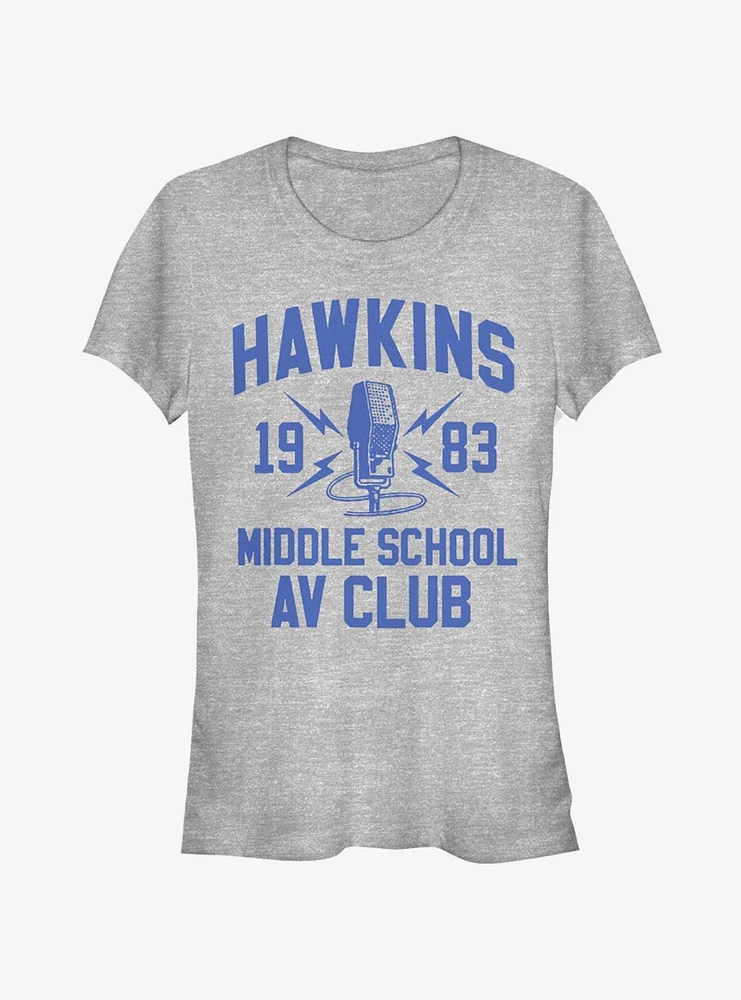 Stranger Things Hawkins A.V. Club Girls T-Shirt