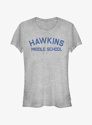 Stranger Things Hawkins Mid School Girls T-Shirt