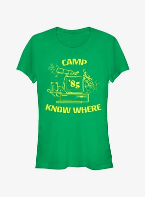Stranger Things Camp Know Where Girls T-Shirt