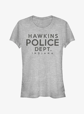 Stranger Things Hawkins Police Department Girls T-Shirt