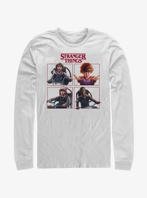 Stranger Things Cast Box Up Long-Sleeve T-Shirt