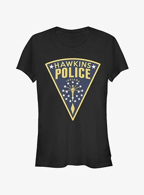 Stranger Things Hawkins Police Seal Girls T-Shirt