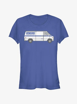 Stranger Things Hawkins Power Truck Girls T-Shirt