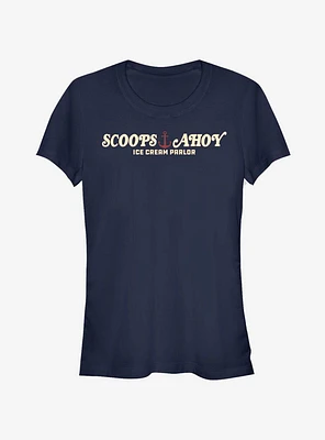 Stranger Things Scoops Ahoy Girls T-Shirt