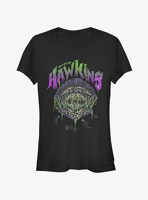 Stranger Things Welcome To Hawkins Girls T-Shirt