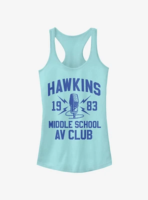 Stranger Things Hawkins A.V. Club Girls Tank