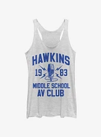 Stranger Things Hawkins A.V Club Girls Tank