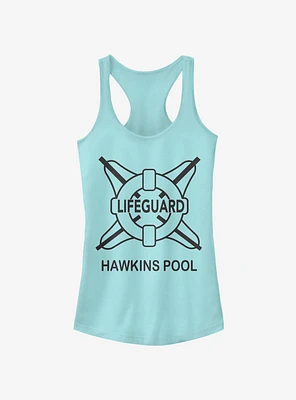 Stranger Things Hawkins Pool Lifeguard Girls Tank