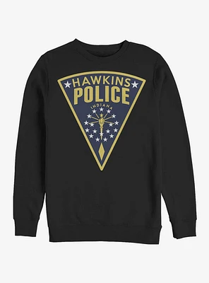 Stranger Things Hawkins Police Seal Crew Sweatshirt