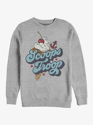 Stranger Things Scoops Troop Ice Cream Sweatshirt