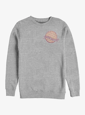 Stranger Things Waffle Pocket Crew Sweatshirt