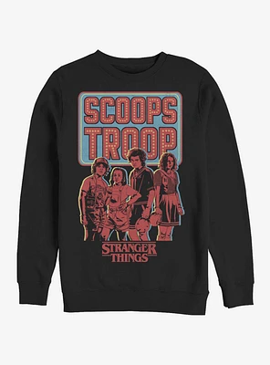 Stranger Things Scoops Troop Red Sweatshirt