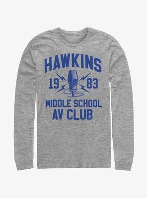 Stranger Things Hawkins A.V. Club Long-Sleeve T-Shirt