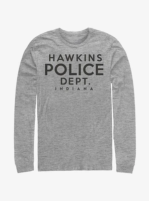 Stranger Things Hawkins Police Department Long-Sleeve T-Shirt