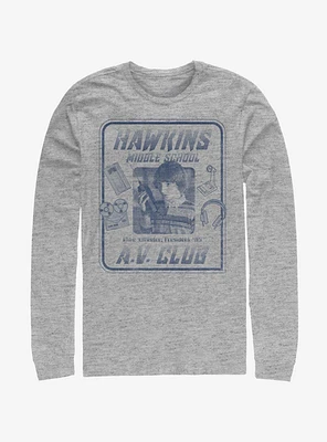 Stranger Things Mike Hawkins A.V. President Long-Sleeve T-Shirt
