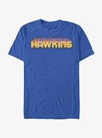 Stranger Things Hawkins 3D Text T-Shirt