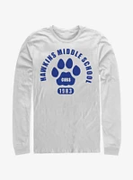 Stranger Things Hawkins Cubs Paw Emblem Long-Sleeve T-Shirt