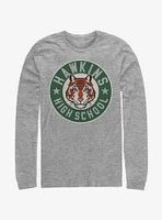 Stranger Things Hawkins High Tiger Emblem Long-Sleeve T-Shirt