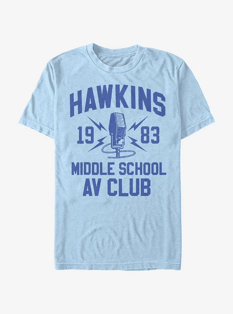 Stranger Things Hawkins A.V Club T-Shirt