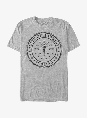 Stranger Things Hawkins City Seal T-Shirt