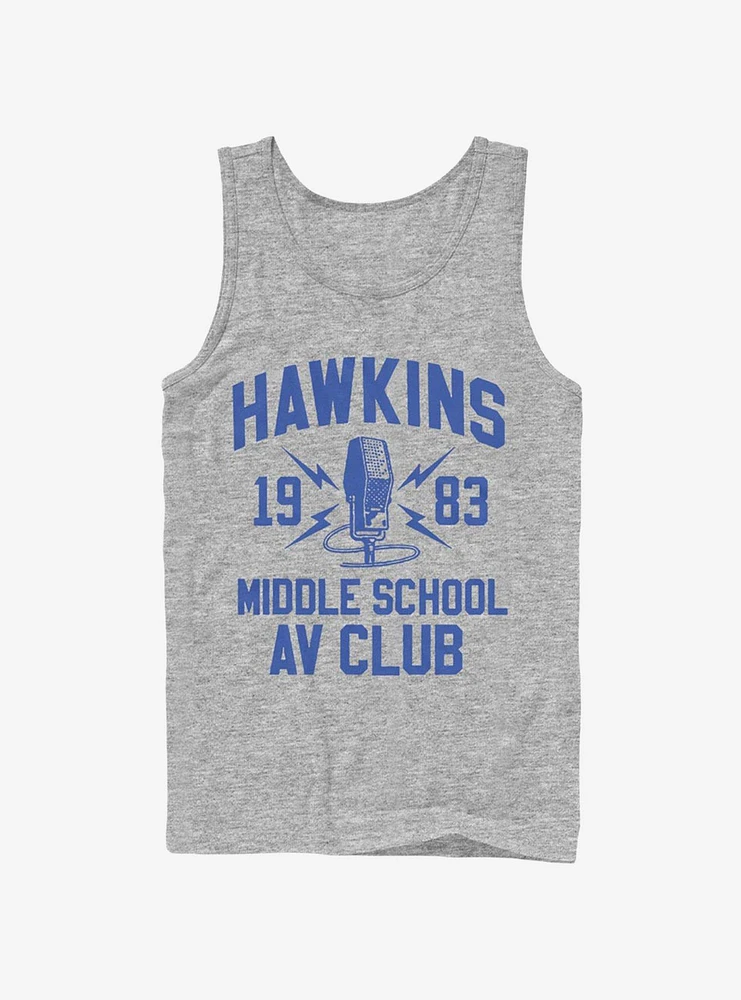 Stranger Things Hawkins A.V. Club Tank