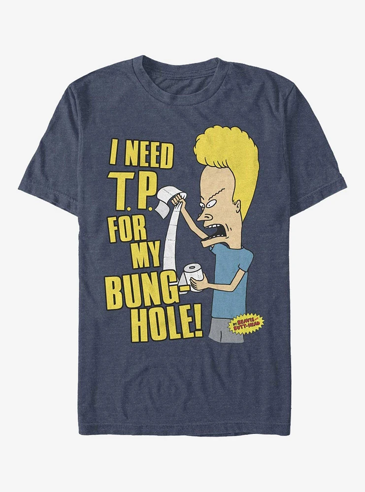 Beavis and Butt-Head Cornholio I Need T.P. For My Bunghole T-Shirt