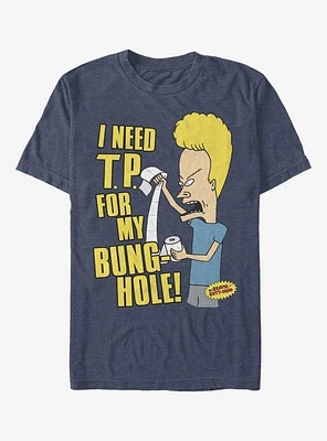 Beavis and Butt-Head Cornholio I Need T.P. For My Bunghole T-Shirt