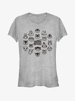 Animal Crossing New Horizons Group Girls T-Shirt