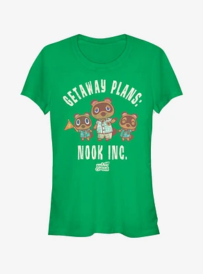 Animal Crossing Vacation Nook Girls T-Shirt