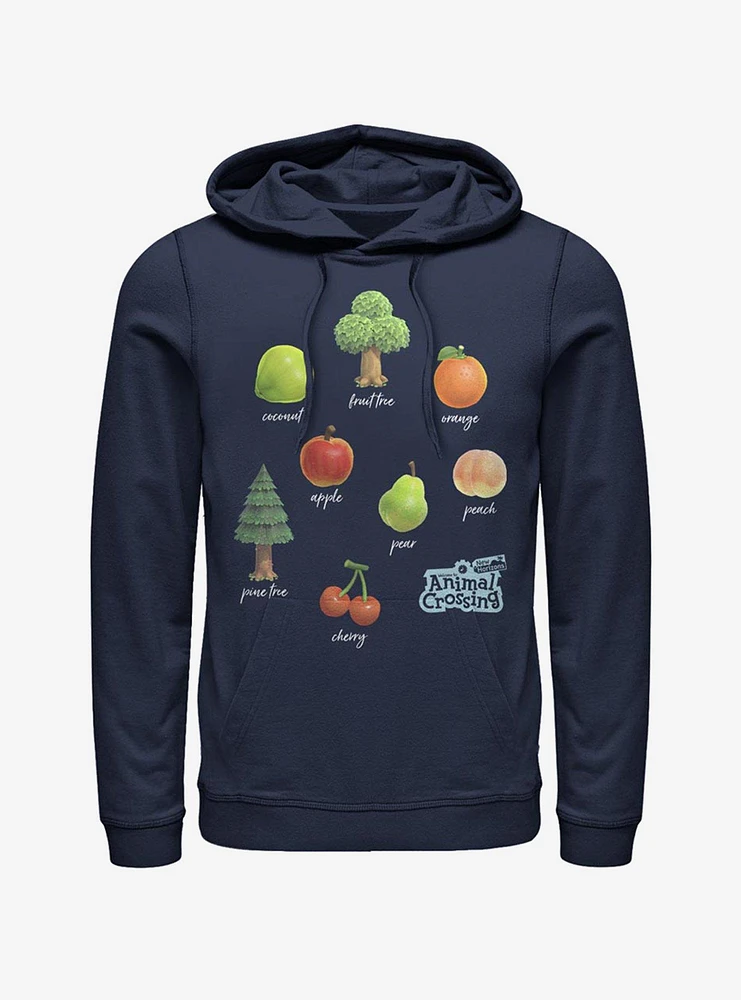 Animal Crossing Fruit and Trees Hoodie