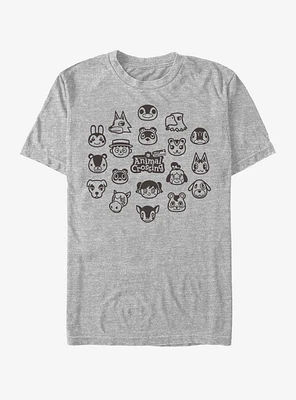 Animal Crossing New Horizons Group T-Shirt