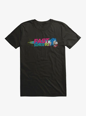 Sonic The Hedgehog Fast Since '91 Pixel T-Shirt