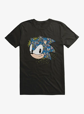 Sonic The Hedgehog Pixel Profile T-Shirt