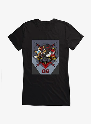 Sonic The Hedgehog Team Racing 2019 Dark Girls T-Shirt