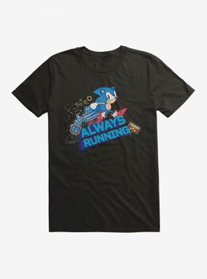 Sonic The Hedgehog Always Running Pixel T-Shirt
