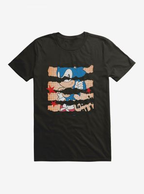 Sonic The Hedgehog Let's Roll Drawing T-Shirt