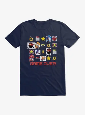 Sonic The Hedgehog Game Over Icons T-Shirt