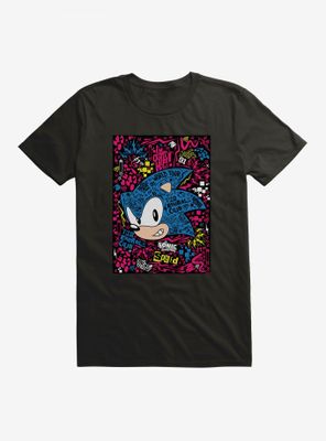Sonic The Hedgehog Portrait Collage T-Shirt