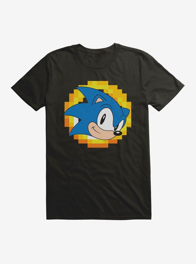 Sonic The Hedgehog Pixel Profile T-Shirt