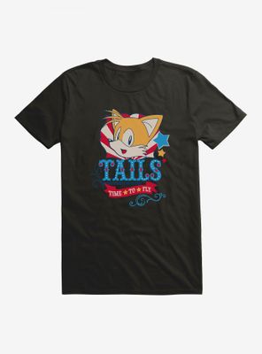 Sonic The Hedgehog Tails Time To Fly T-Shirt