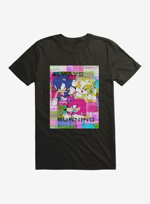 Sonic The Hedgehog Always Running Glitch T-Shirt