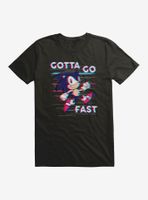 Sonic The Hedgehog Gotta Go Fast Glitch T-Shirt