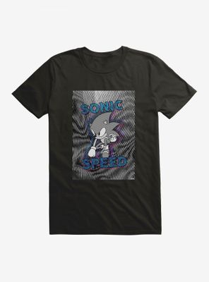 Sonic The Hedgehog Linear Art Glitch T-Shirt