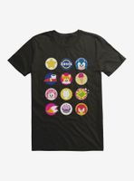 Sonic The Hedgehog And Friends Icons T-Shirt