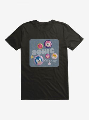 Sonic The Hedgehog And Friends Let's Roll T-Shirt