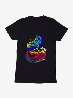 Sonic The Hedgehog Team Racing 2019 Vs. Shadow Pop Womens T-Shirt