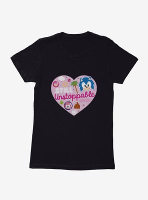 Sonic The Hedgehog Amy Unstoppable Womens T-Shirt