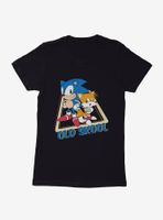 Sonic The Hedgehog And Tails Old Skool Womens T-Shirt